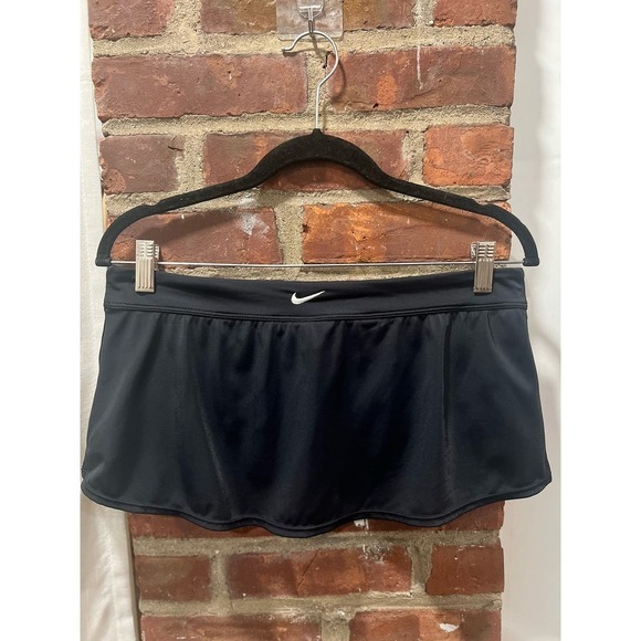 Nike Womens Swim Board Skirt Swim Skirt Bottom Black - Picture 2 of 5
